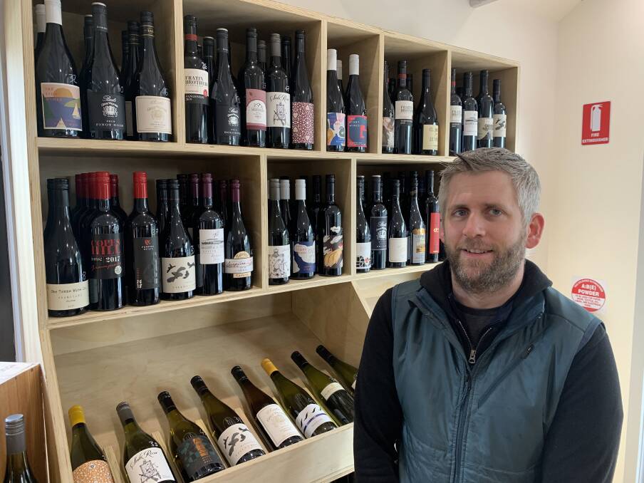 New venture: award-winning sommelier Simon Freeman is bringing the world's best wines to the Grampians. Picture: BEN FRASER
