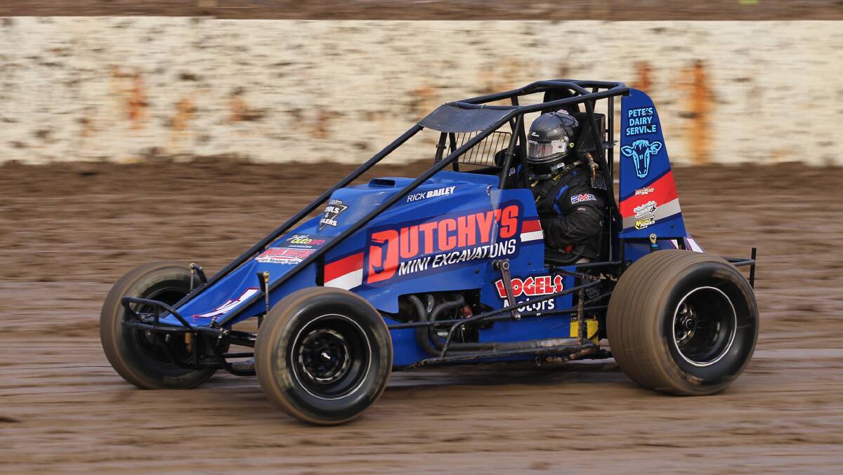 Ricky Bailey in the Wingless Sprints. Picture by Tanya Eastwood
