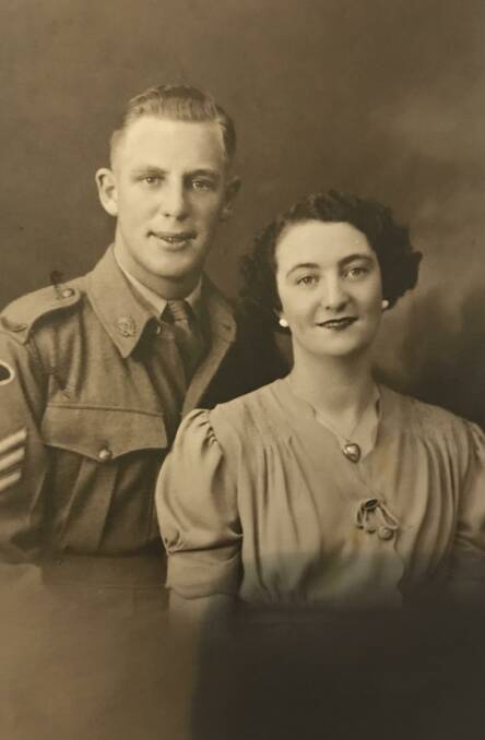 WEEKEND: Mr and Mrs Illig spent three days together before Mr Illig was was sent to war.
