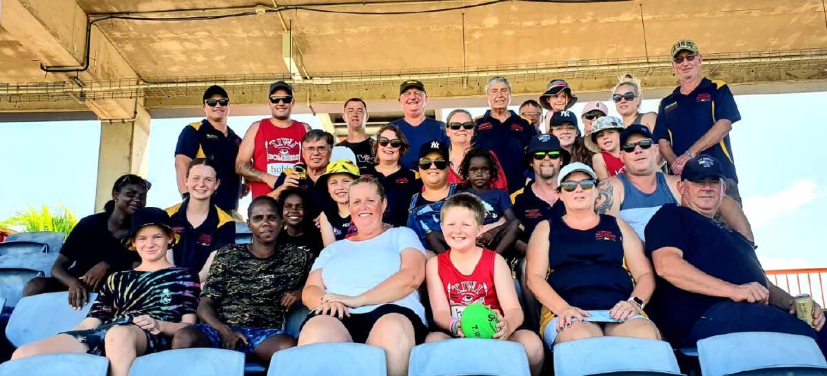 TOGETHER: Great Western Football Netball Club members visited Darwin to continue to develop relationships. Picture: CONTRIBUTED