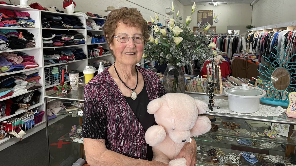 HELPING HAND: Warracknabeal's Valerie Wardle loves connecting with the community through the op shop. Picture: ALISON FOLETTA