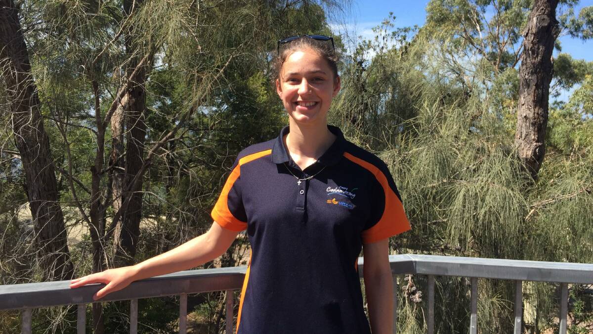 LEADER: Horsham College's Isabelle Oman has signed on at Camp Collamatong for 12 months before undergoing tertiary studies.