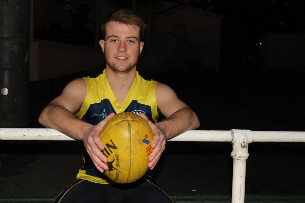READY TO GO: Hampden league premiership player Jake O'Donnell will travel to play. Picture: FILE
