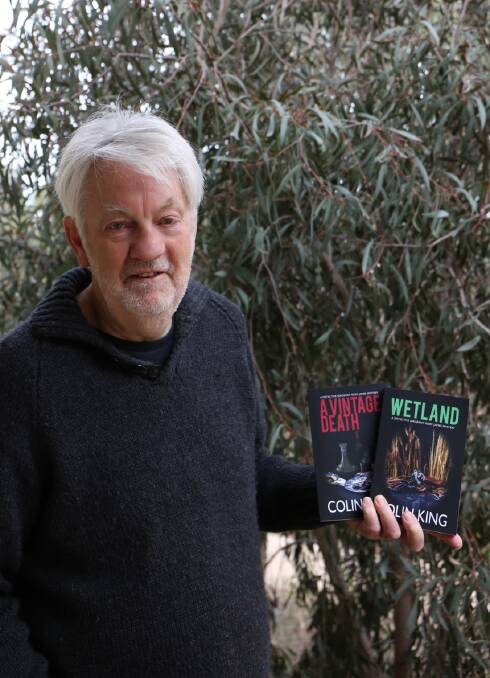 SECOND BOOK: Former Horsham resident Colin King is happy that he is adding another murder mystery novel under his belt. Picture: CONTRIBUTED