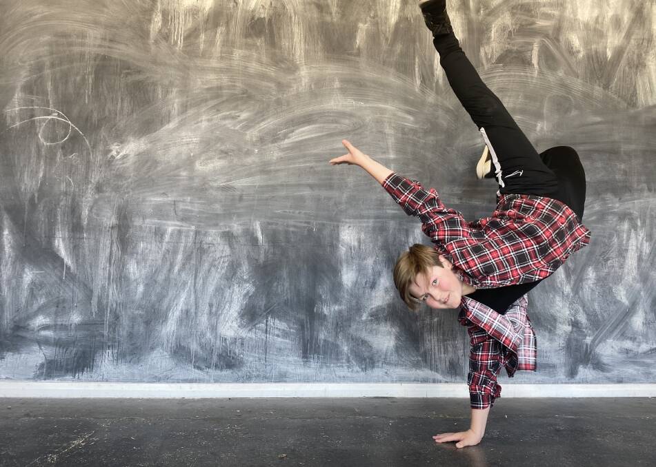 B-BOY: Street Slamin Dance Centre student Max Schneider breaking it down on the dance floor. Picture: Daina Oliver 