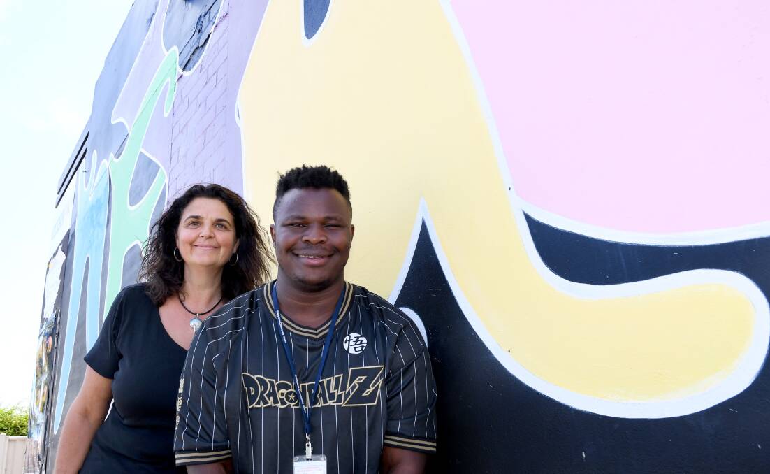 ONE LAST HURRAH: Horsham's Nexus workers Jodie Mathews and Eddie Nsanzimana will say goodbye to the centre at its final event on Friday night. Picture: SAMANTHA CAMARRI