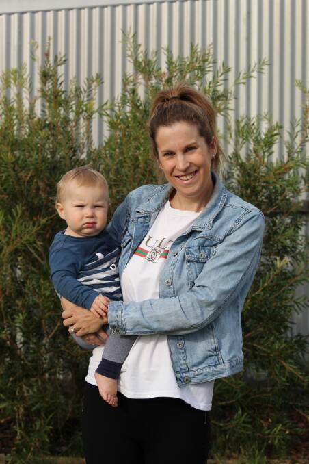 SOUND ADVICE: Horsham's Brooke Carr and her son Ace, now 10 months old, participated in the new post-natal program for new mums and bubs. Picture: CONTRIBUTED