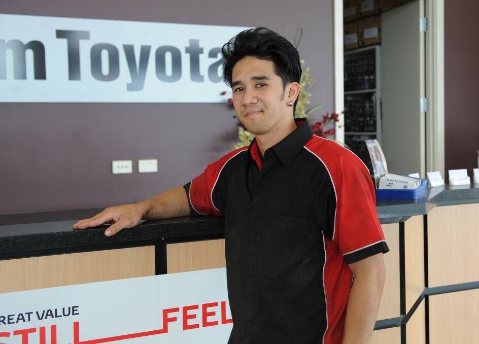 WINNER: Horsham Toyota technician Juncel Tatel was recognised on a national stage at Toyota’s National Skills Competition. Picture: DAINA OLIVER