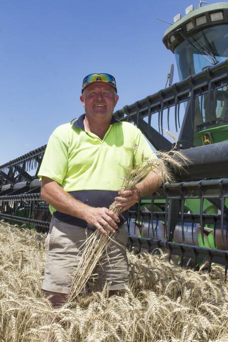 JOB'S DONE: Troy Hemley and farmers across the Wimmera are wrapping up, or have finished harvest and are reflecting on the year's results. Picture: PETER PICKERING