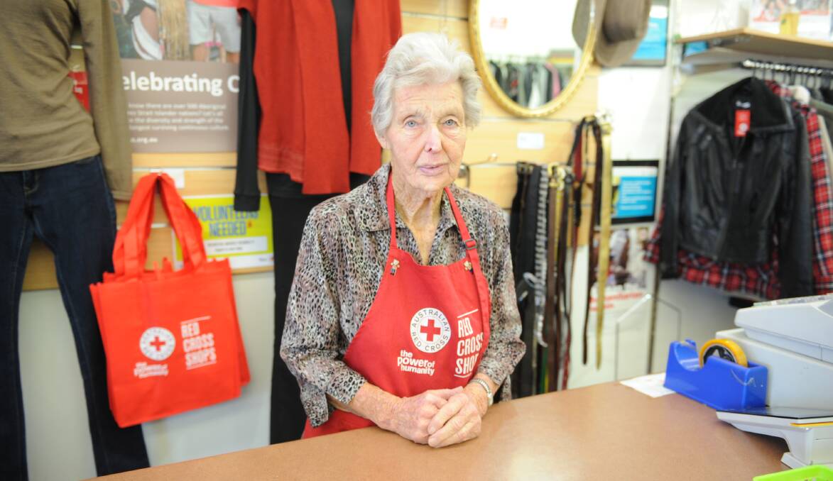 MOTIVATED TO GIVE BACK: Horsham's Win Pilmore has been a volunteered for the Australian Red Cross for over 40 years. Picture: DAINA OLIVER