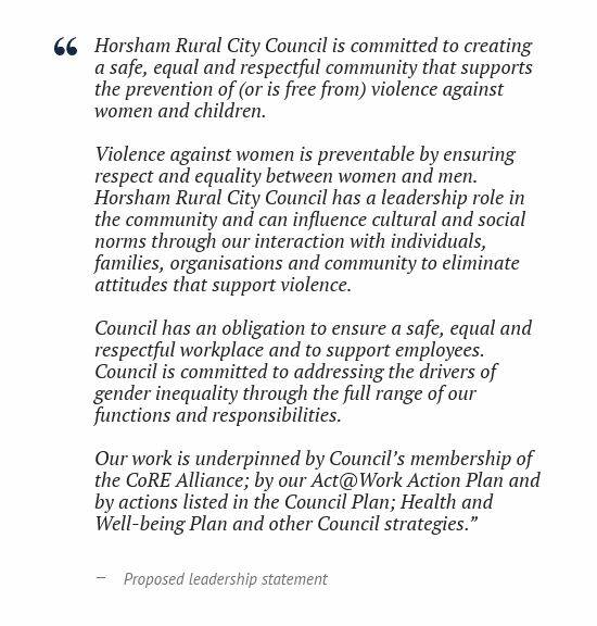 Horsham council takes stance to prevent violence against women