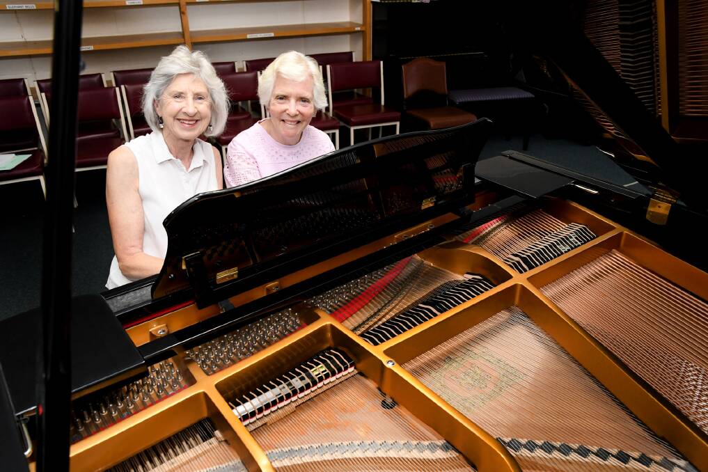 END OF AN ERA: Horsham Music Academy's long serving teacher Bernadette Delahunty and founder Wendy Weight say goodbye to the academy after three decades. Picture: SAMANTHA CAMARRI