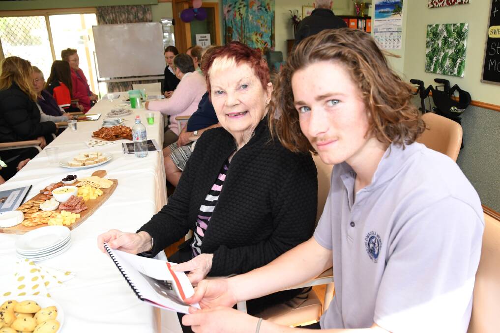 The VCAL students made the residents life books.