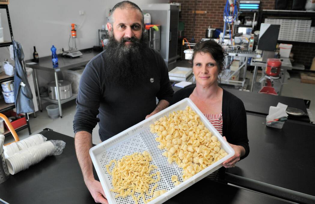FRESH PASTA: Former Wheat Milk Sugar owners Dorian Doti and Melissa McFarlane are embarking on a new venture. Picture: DAINA OLIVER