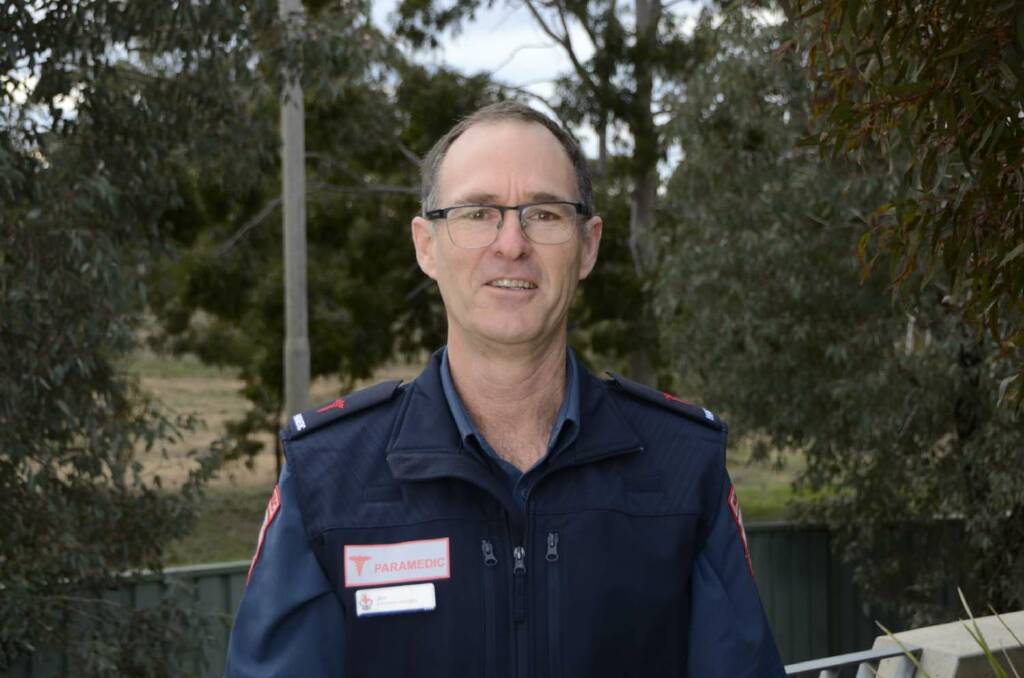 IMPROVING PARAMEDIC SUPPORT: Edenhope's Jim Falla is taking on the new role of a paramedic community support coordinator for the West Wimmera area. Picture: CONTRIBUTED