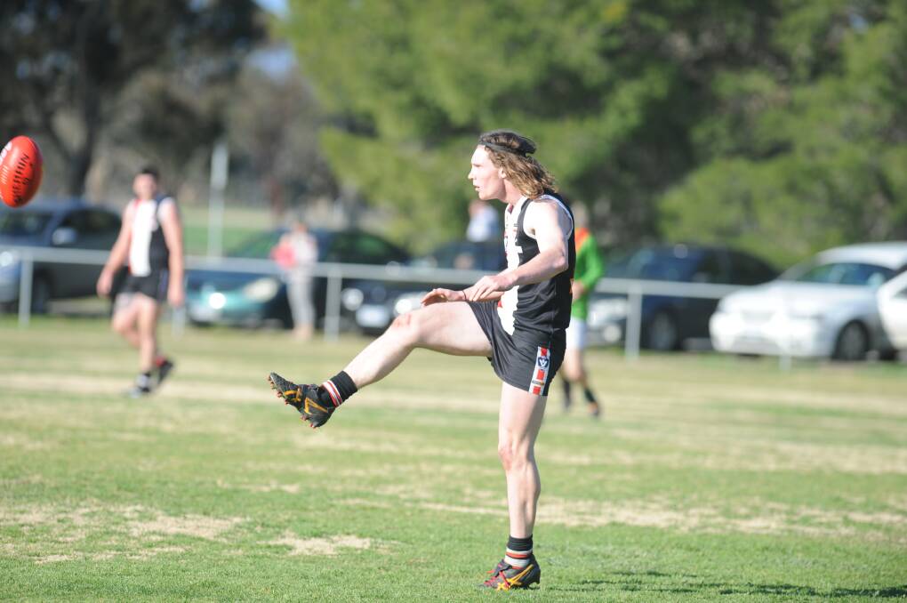 PINPOINT: Edenhope-Apsley footballer Lachlan Middleton has had a strong season with the Saints. Picture: SEAN WALES