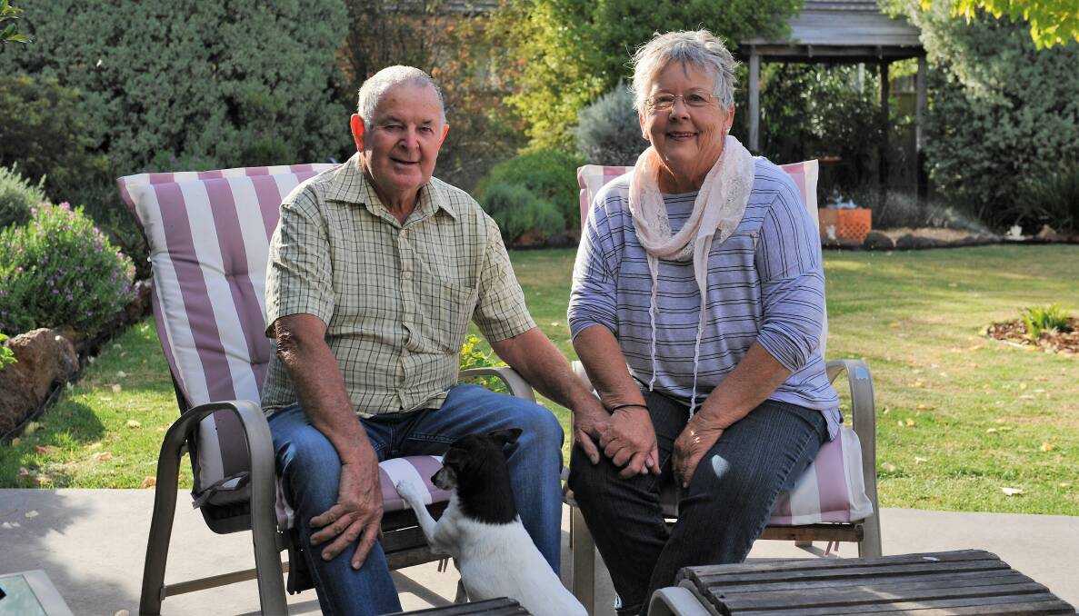 GOLDEN DAYS: Noel and Betty Janetzki have the greatest memories of their 50 years of marriage. They said they have travelled a lot in that time. Picture: ELIJAH MACCHIA