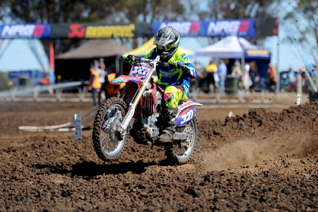REPRESENT: Horsham motocross rider Corey Watts will race in the MX1 450cc class alongside Horsham Motorcycle Club member Lachie Davis at the weekend. Picture: SAMANTHA CAMARRI