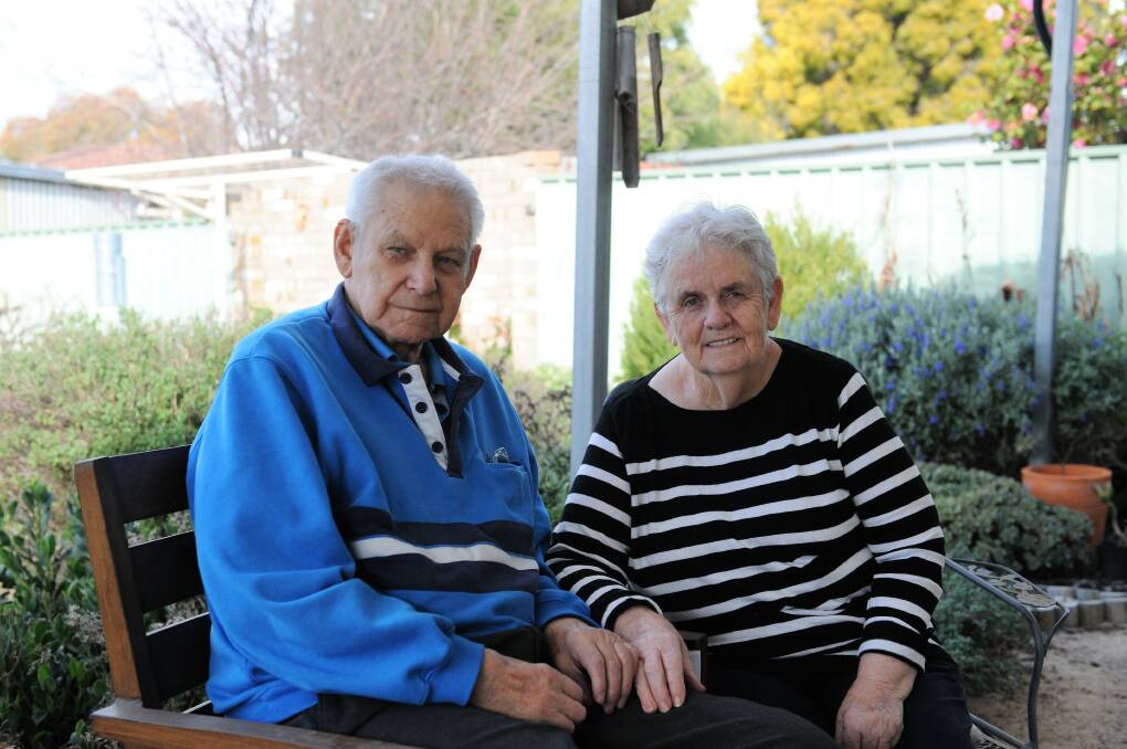 TOGETHER: Wimmera Parkinson's Peer Support Group secretary John McRoberts and his wife who has Prkinson's Disease Vivien. Picture: ELIJAH MACCHIA