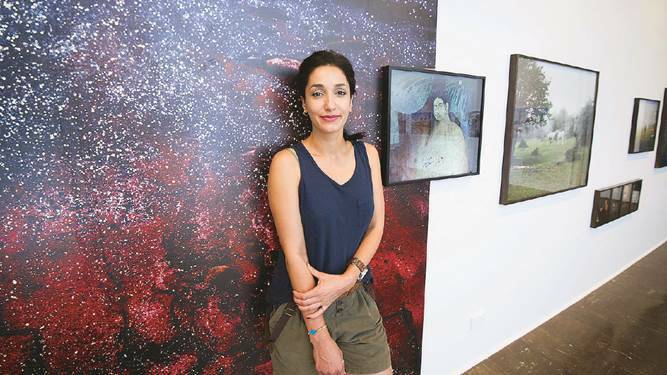 COMING TO LIFE: Hoda Afshar with her exhibition Behold will be at the Horsham Regional Art Gallery on Saturday. Picture: CONTRIBUTED