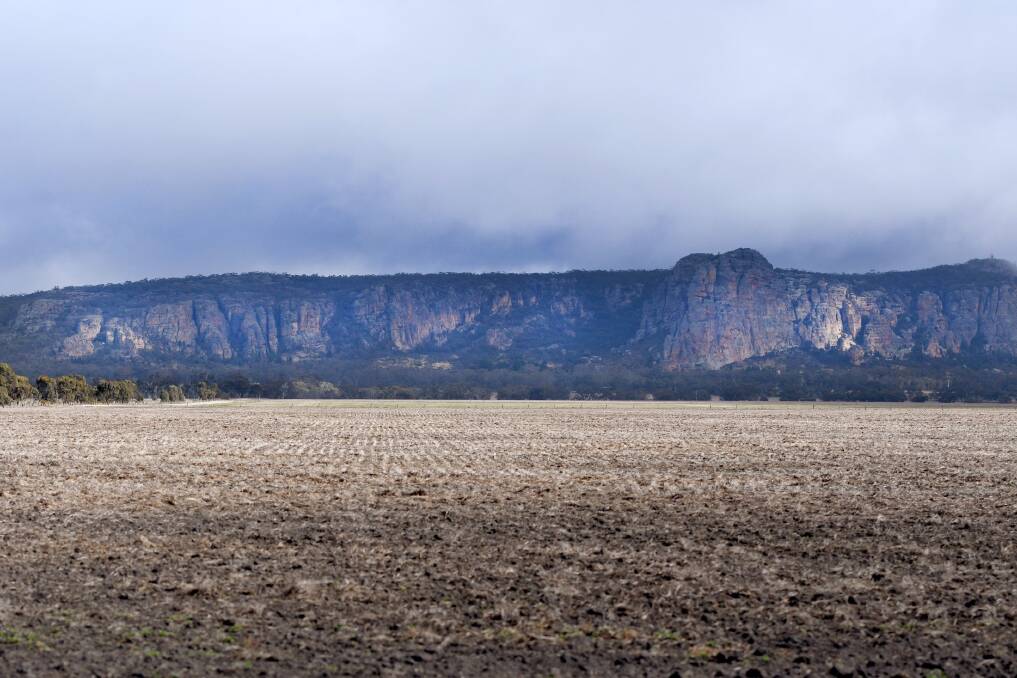 CLOUD COVER: A picture of Mount Arapiles, near Natimuk, with clouds covering it shows winter is in full swing. Picture: SAMANTHA CAMARRI 