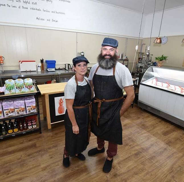 FRESH: Hopetoun residents Melissa McFarlane and Dorian Doti have opened up a fresh pasta and gelato shop with new produce being made everyday. Picture: CONTRIBUTED 