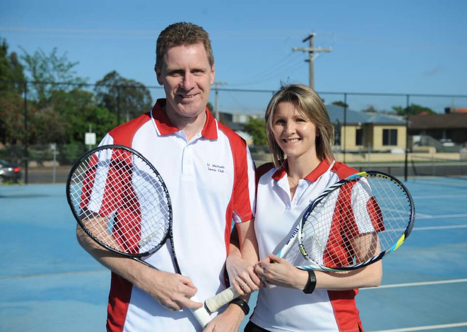 BROUGHT TOGETHER: Husband and wife Ian and Ange Nitschke have been playing together at St Michael's for more than 12 years. Picture: ELIJAH MACCHIA