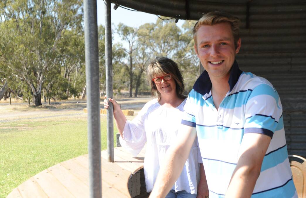 CELEBRATE TOGETHER: Horsham Agricultural Society secretary and event organiser Andrea Cross and president Zack Currie at Maydale Park. Picture: ELIZA BERLAGE