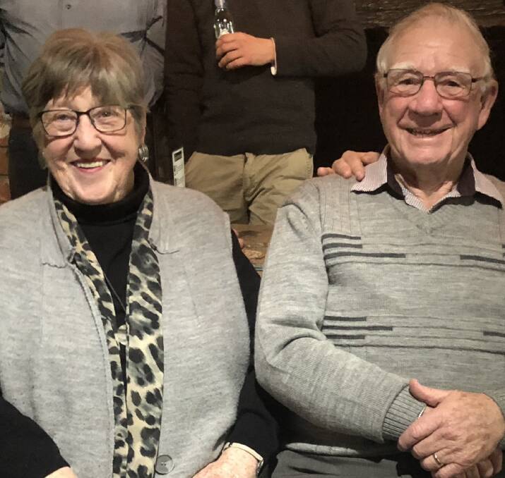 MARRIAGE MILESTONE: Horsham's Val and Tom Brown marked their diamond marriage anniversary on Thursday with family. Picture: SUPPLIED
