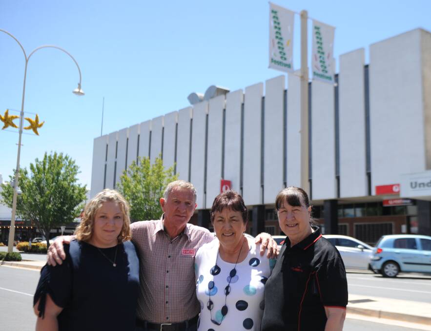 CELEBRATION: Some of Horsham's Kannamaroo Festival committee members Hailey Crute, Kevin Dellar, Di Bell and Lyn Rogers on Firebrace Street ahead of the event on Friday. Picture: ELIZA BERLAGE