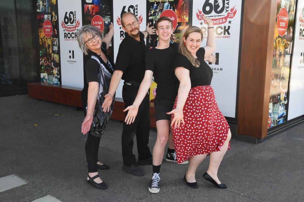 STOKED: Susie Mibus, Shane Podolski, Liam Robertson and Jessica Wilson have been recognised by the industry with Music Theatre Guild of Victoria award nominations. Picture: ELIZA BERLAGE