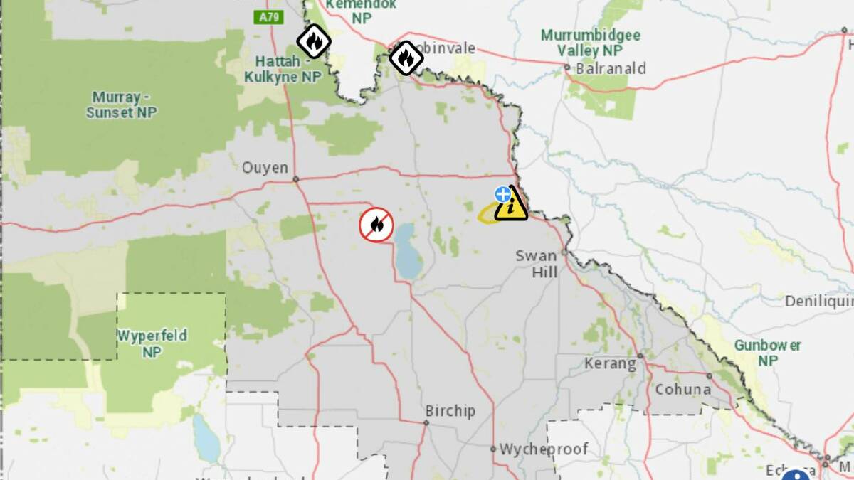 Total fire ban for Mallee issued as temperatures soar