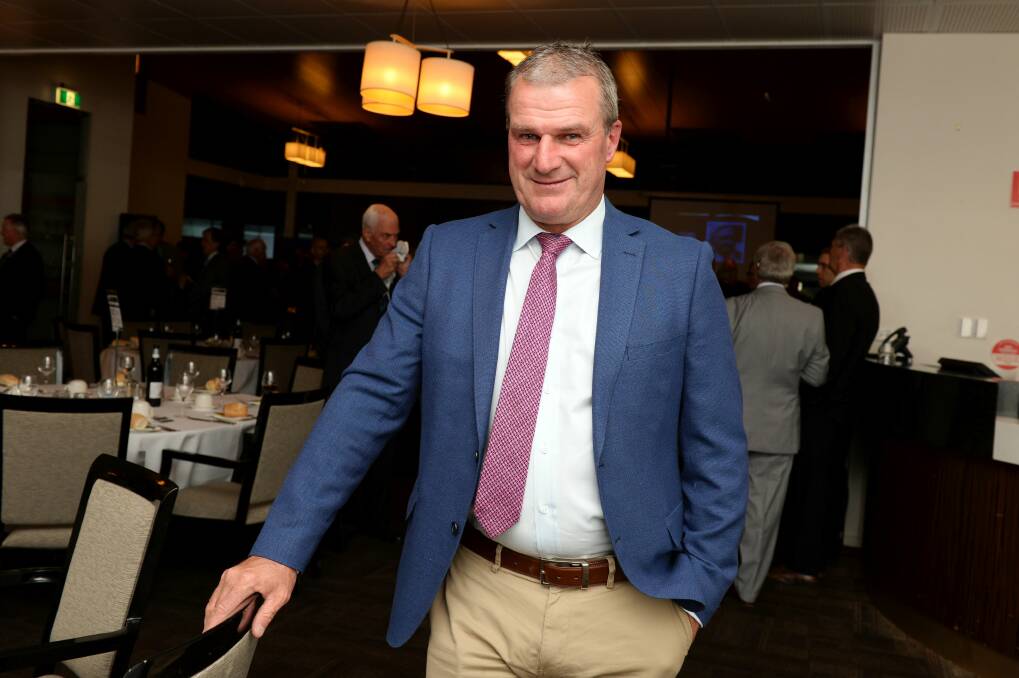 HAPPY TIMES: Darren Weir is pictured at the Ballarat Sports Hall of Fame dinner in October last year. He was one of eight new inductees on the night.
