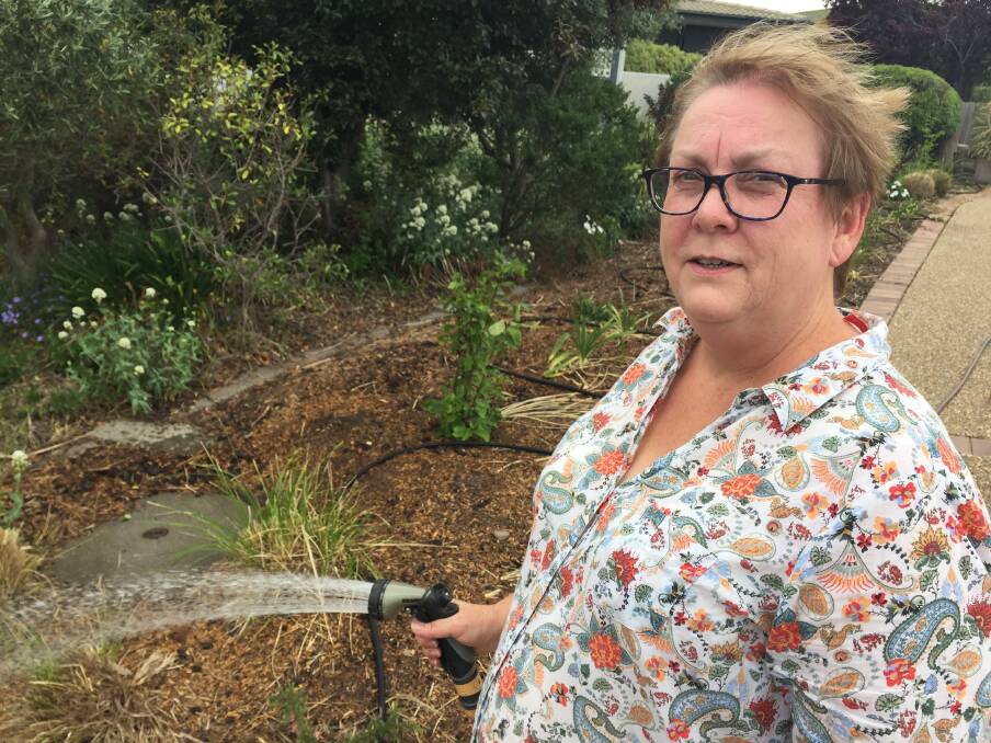 Cathy Bearnley, who lives in Kambah, could see smoke from the Pierces Creek fire from her home in November 2018, and began preparing her property as the fire burned. 