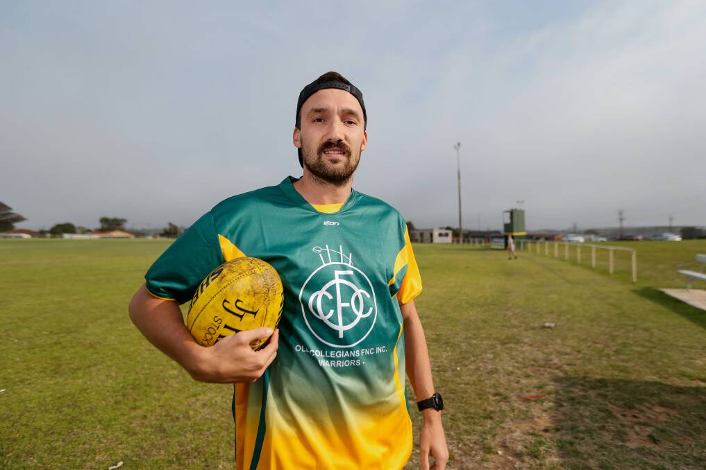 FRESH COLOURS: Sam Weston is one of the new faces at Old Collegians after joining from Penshurst. Picture: Anthony Brady