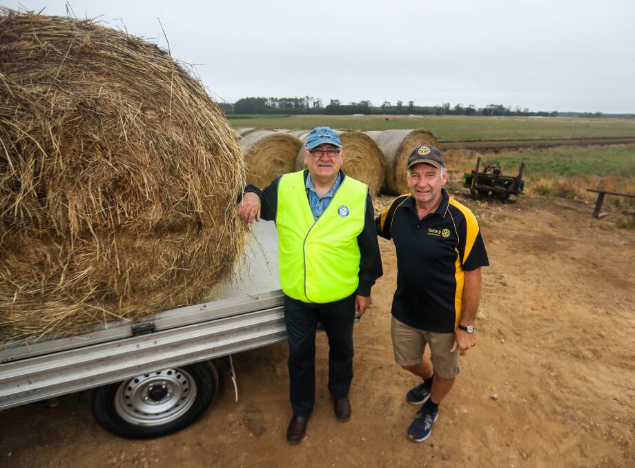 DRIVE: Chris and John Pye are heading to Mildura to begin their hay drive. Picture: Morgan Hancock