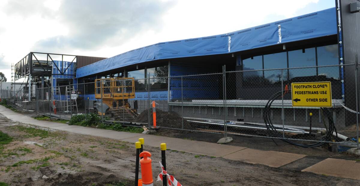 AUGUST: The Wimmera Cancer Centre windows are in place. Horsham’s Locks Constructions are managing the project.