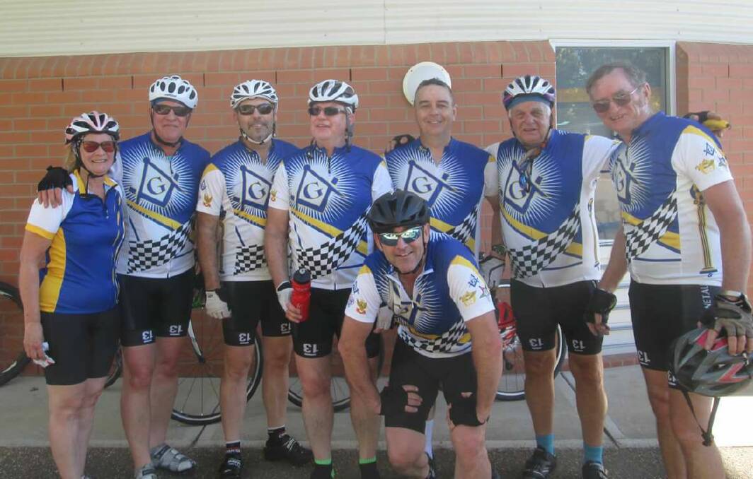 Members of the Freemasons Cycling Club. Picture: FREEMASONS CYCLING CLUB OF VICTORIA