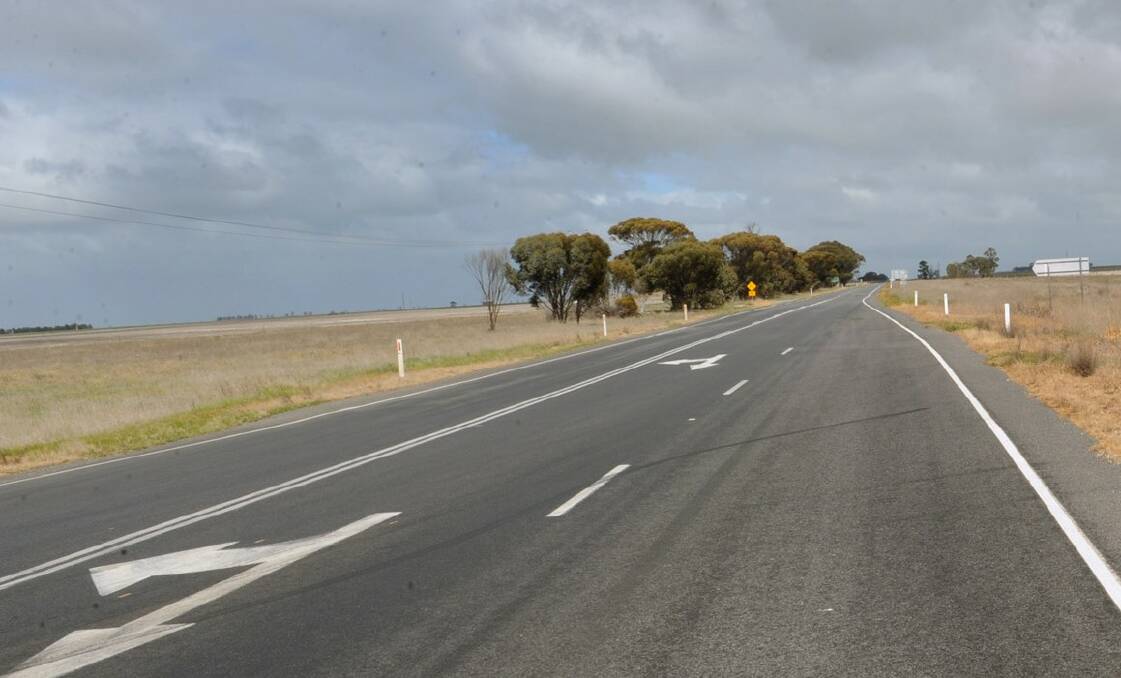 The Henty Highway at Kewell.
