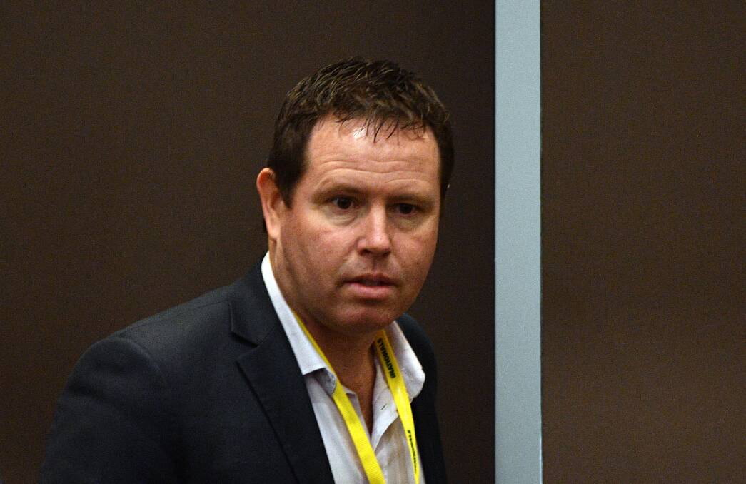Member for Mallee Andrew Broad at the Nationals Federal Council in Canberra in August. Picture: AAP/ MICK TSIKAS