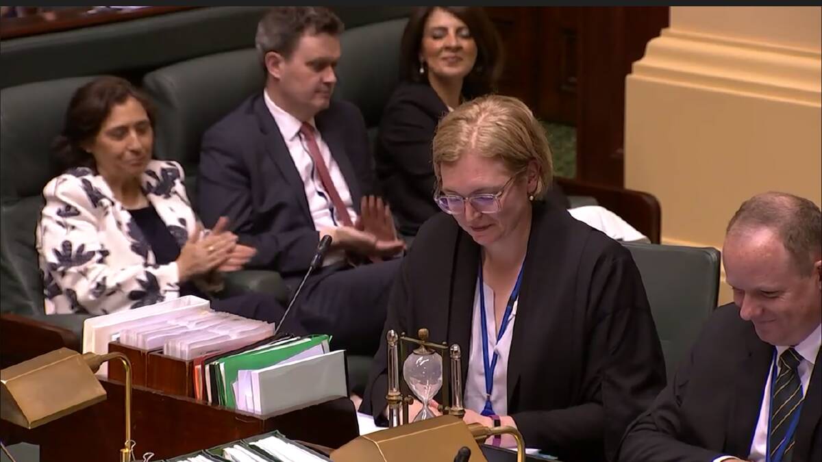 Bridget Noonan in her role as clerk of Victoria's Legislative Assembly. Picture: CONTRIBUTED