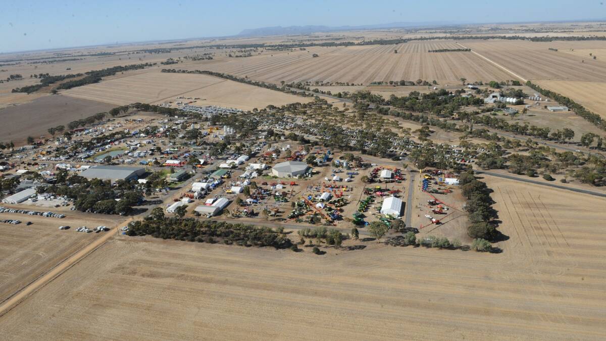 The Wimmera Machinery Field Days at Longerenong is the region's biggest event by far, and attracts thousands of people to the area each March. Picture: DAINA OLIVER