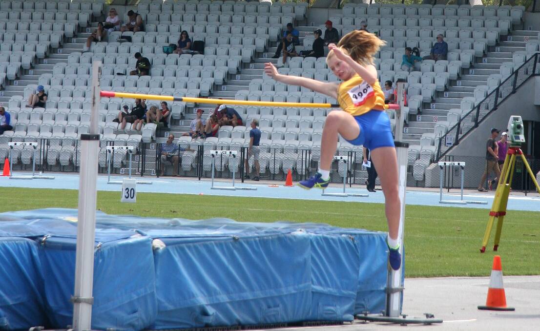 Lily Cameron competes in Melbourne. Picture: CONTRIBUTED
