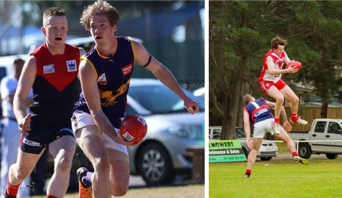 KEY SIGNINGS: Callum Mendes and Dylan Shelley will join the Ararat Rats for the 2019 Wimmera Football League season.