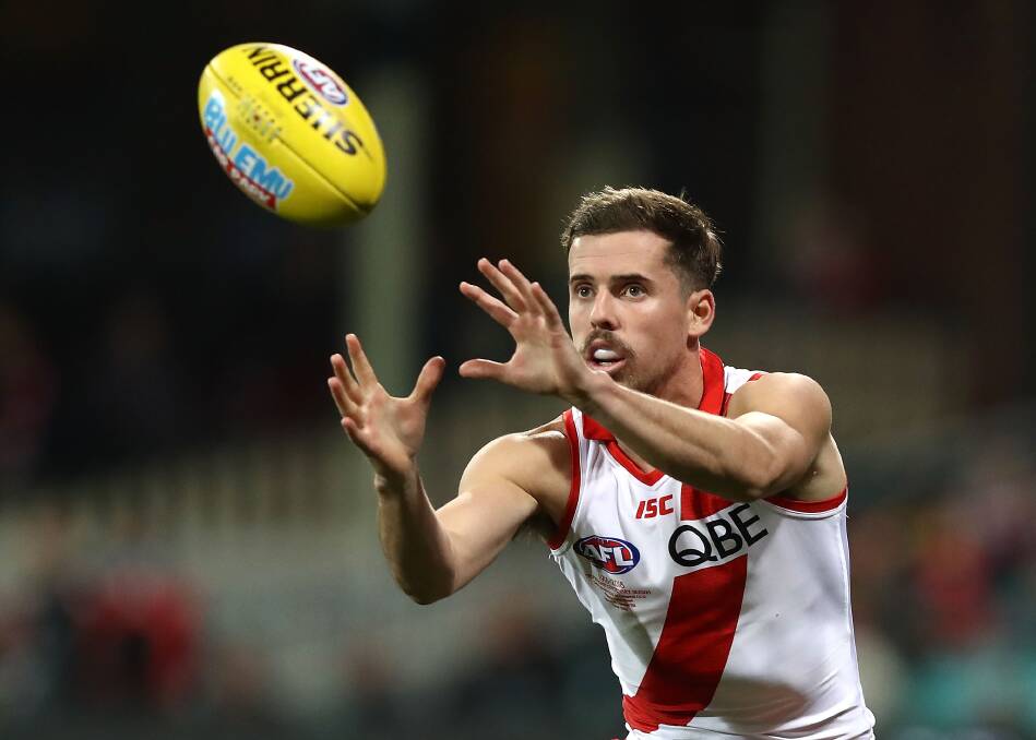 ON THE ROAD: Sydney Swans star Jake Lloyd is getting used to life away from home. Picture: GETTY IMAGES