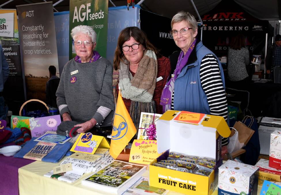 DEVOTION: Hopetoun Lioness Club members Una Splatt, Jenn Stephens and Ann Dent helped provide catering and had a stall at the event. Picture: SAMANTHA CAMARRI