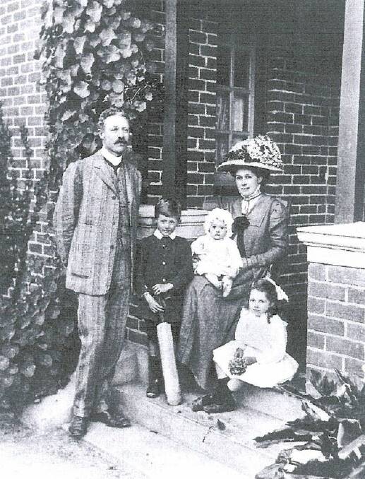 Dr Stanley Read (who built Wintonhurst) with his wife Florence, and their children Alfred, Ursula and Amy in 1909. Picture: HORSHAM HISTORICAL SOCIETY