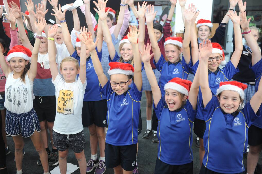 JOYFUL: A combined Horsham primary schools choir will perform at this Sunday's Horsham Carols by Candlelight. Picture: DAINA OLIVER