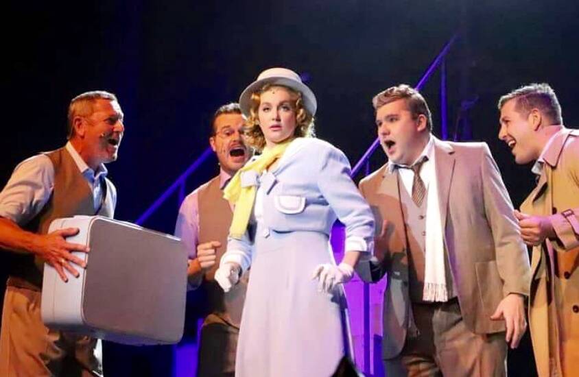 RECOGNITION: Former Horsham resident Bec Wik (middle) recently received an award for her perfomamce in CentreStage Geelong's production of 42nd Street. Picture: CONTRIBUTED