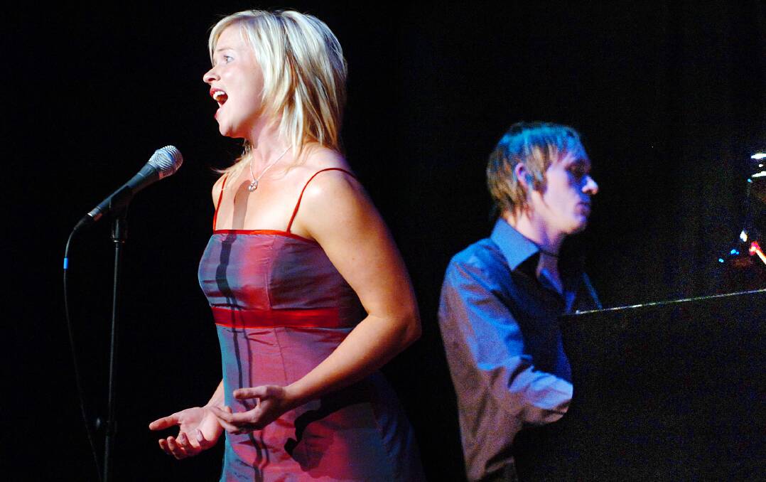 Kristy Ward and Sean Hallam performing at Wesley Performing Arts Centre in 2006.